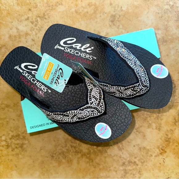 Skechers Shoes Nwt In Box Sketchers Cali Yoga Foam Wedge Sandal